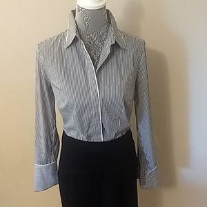 White House Black Market Button Down 8